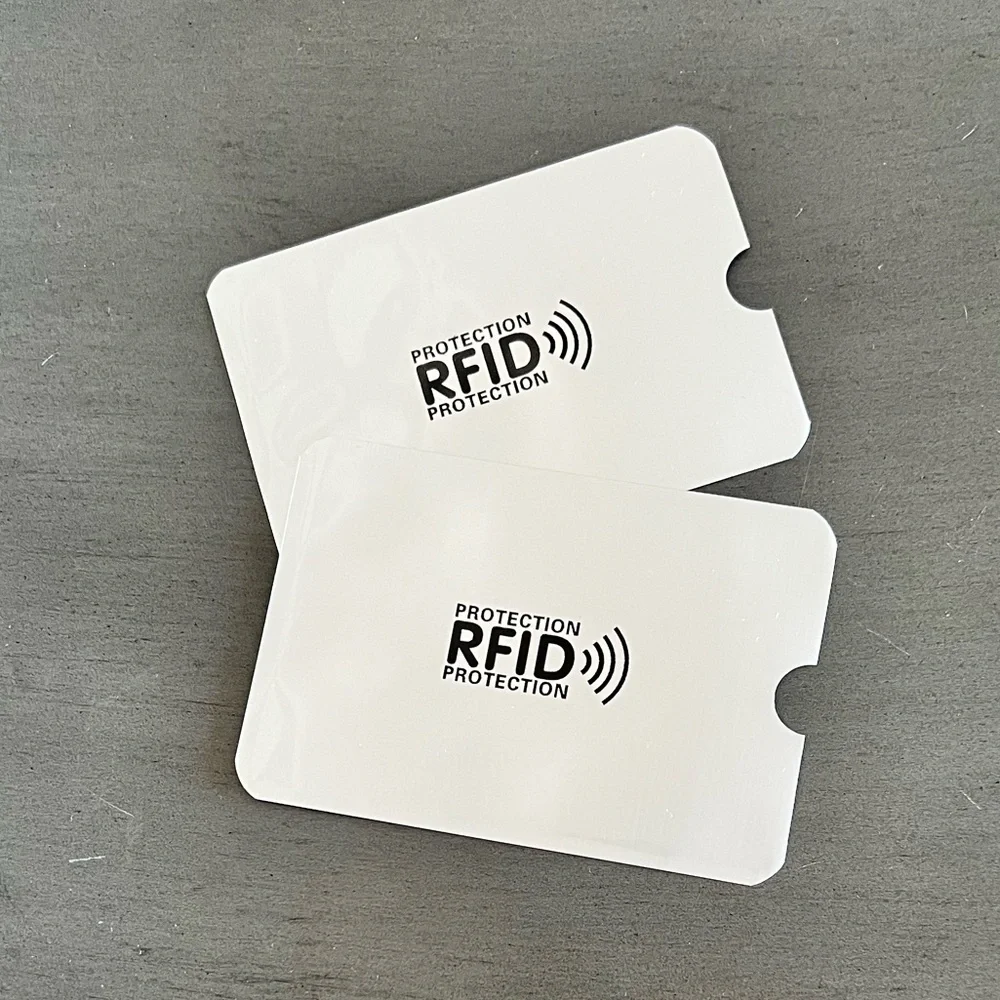 RFID Blocking Card Protector Sleeve Secure Credit Card Shield Anti-Theft Insert
